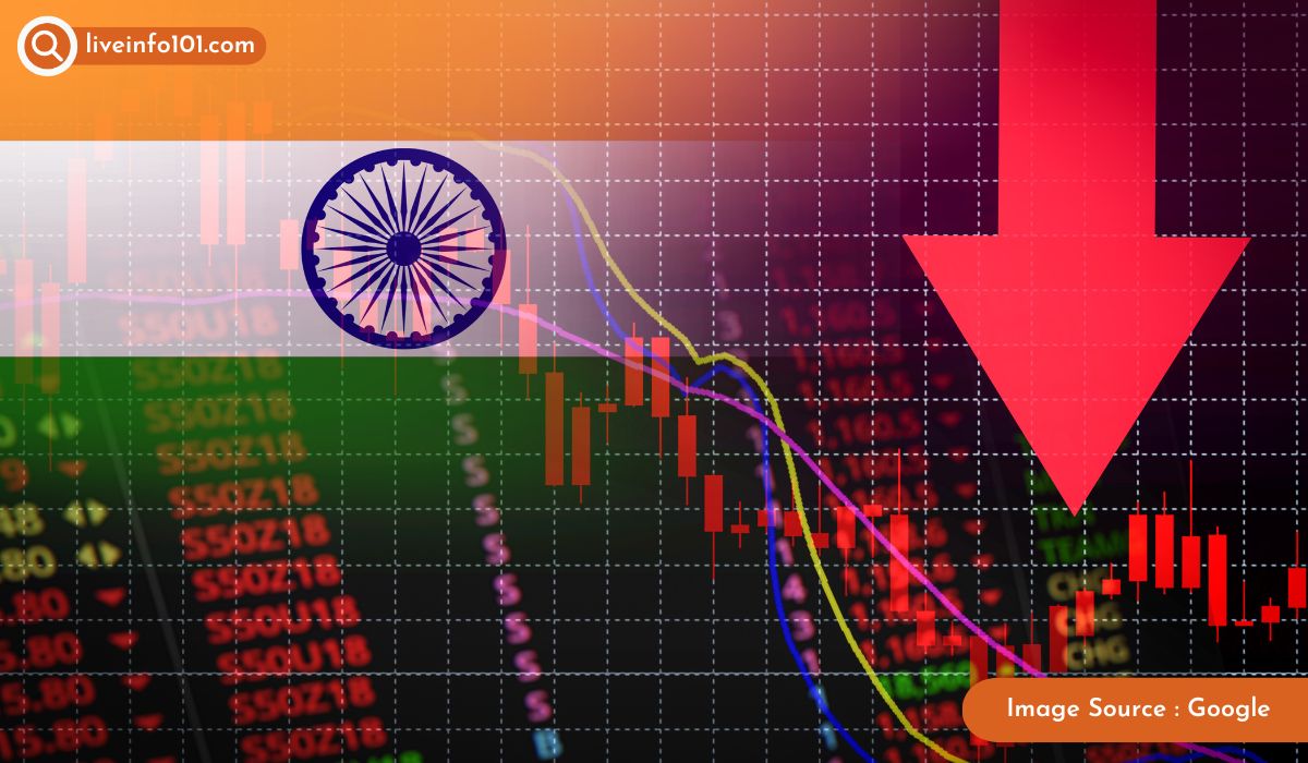 शेयर बाजार में गिरावट: सेंसेक्स 200+ अंक लुढ़का, निफ्टी 23,500 के नीचे, ट्रंप की टैरिफ नीति बनी चिंता